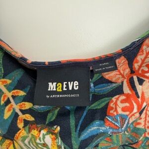 Anthropologie Maeve Jungle Print Top